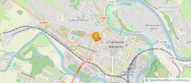 localisation de l'entreprise SYND COPRO RESIDENCE LE PARC  CHARLEVILLE-MEZIERES