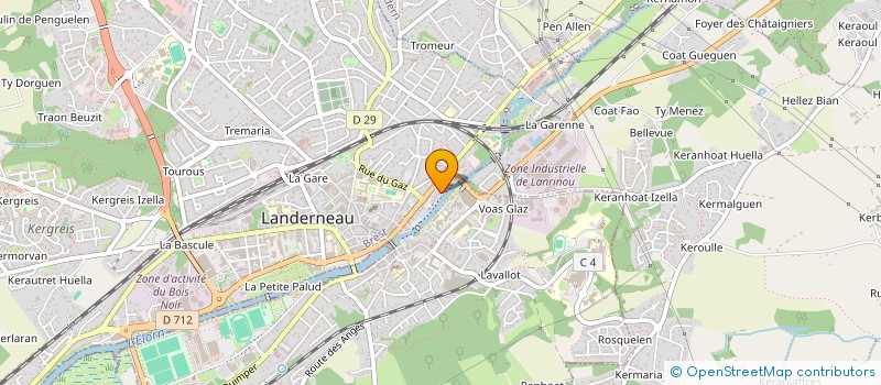 localisation de l'entreprise SYND COPRO RESIDENCE LE PETIT PARIS à LANDERNEAU