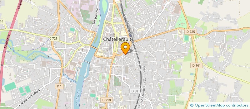 localisation de l'entreprise SYND COPRO RESIDENCE LE REGENT  CHATELLERAULT