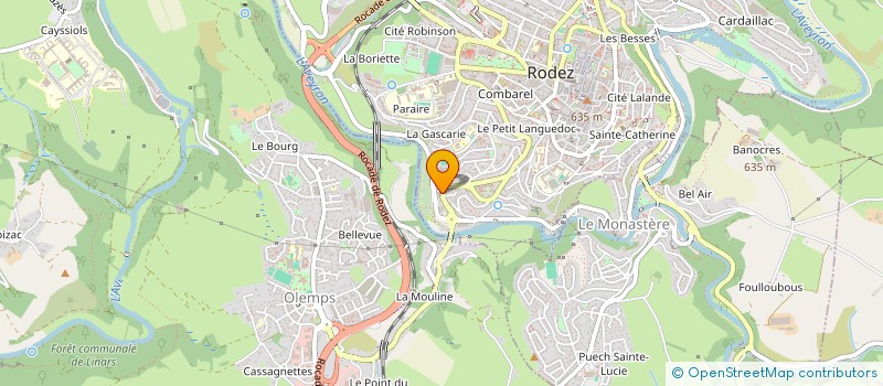 localisation de l'entreprise SYND COPRO RESIDENCE LE SEGALA  RODEZ