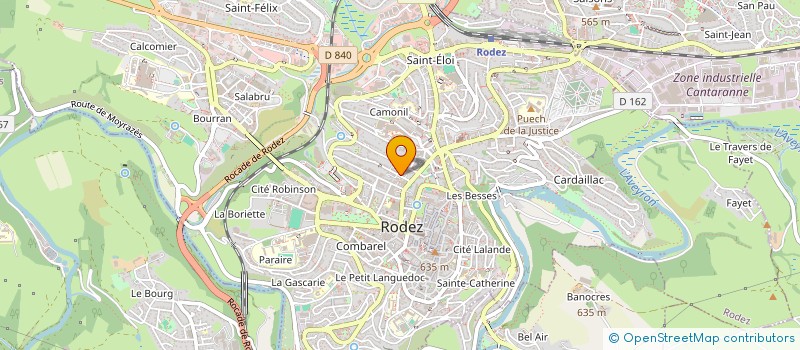 localisation de l'entreprise SYND COPRO RESIDENCE LE VALAGUIER  RODEZ