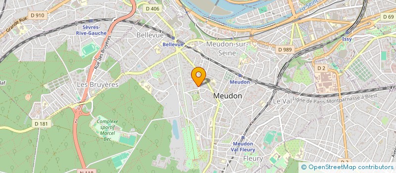 localisation de l'entreprise SYND COPRO RESIDENCE LE VERGER à MEUDON
