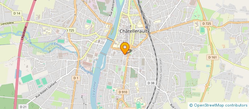 localisation de l'entreprise SYND COPRO RESIDENCE LES ARCS  CHATELLERAULT