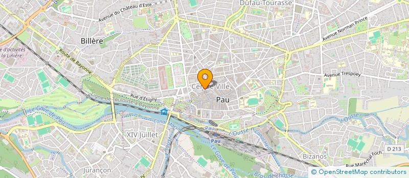 localisation de l'entreprise SYND COPRO RESIDENCE LES CORDELIERS à PAU