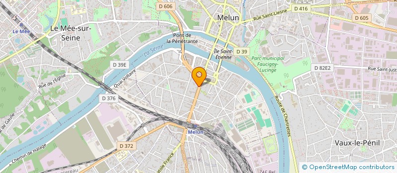 localisation de l'entreprise SYND COPRO RESIDENCE LES GLYCINES  MELUN
