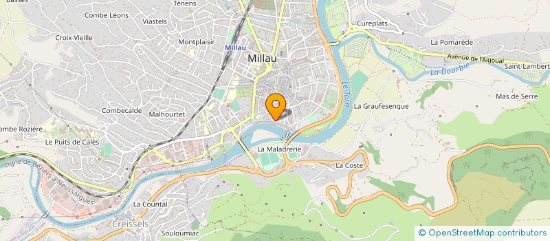 localisation de l'entreprise SYND COPRO RESIDENCE LES HELIANTES  MILLAU