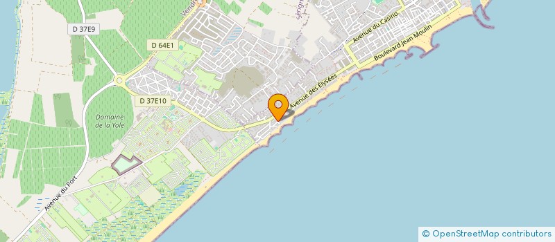 localisation de l'entreprise SYND COPRO RESIDENCE LES JARDINS D EDEN  VALRAS-PLAGE