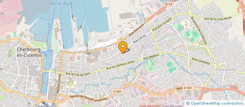 localisation de l'entreprise SYND COPRO RESIDENCE LES LIBELLULES  CHERBOURG-EN-COTENTIN