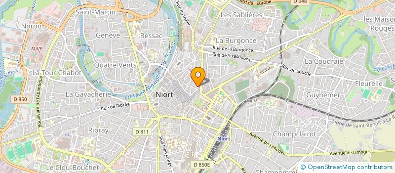 localisation de l'entreprise SYND COPRO. RESIDENCE LES REMPARTS  NIORT