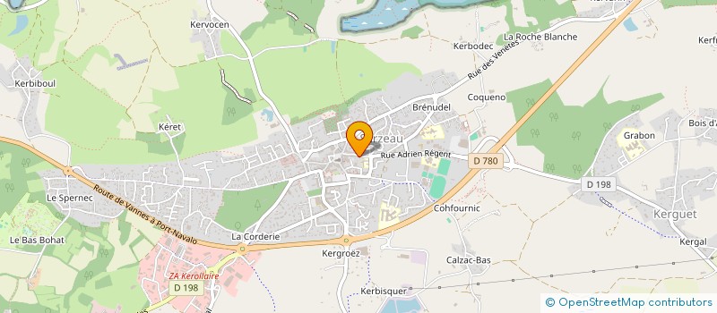 localisation de l'entreprise SYND COPRO RESIDENCE LES ROCHES BLEUES  SARZEAU