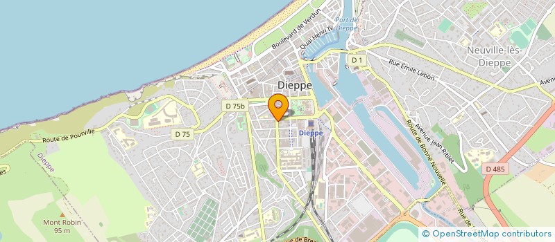 localisation de l'entreprise SYND COPRO RESIDENCE LES VIKINGS  DIEPPE