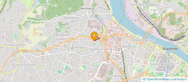 localisation de l'entreprise SYND COPRO RESIDENCE LEUS TILHOLES  ANGLET