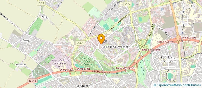 localisation de l'entreprise SYND COPRO RESIDENCE LIBERTY à CAEN
