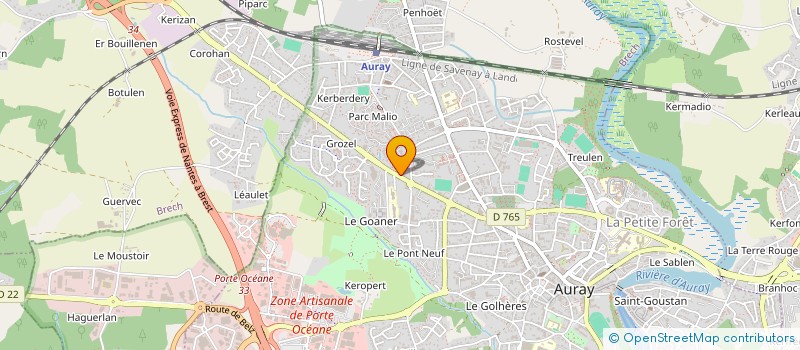 localisation de l'entreprise SYND COPRO RESIDENCE LIORZH AR VILIN à AURAY