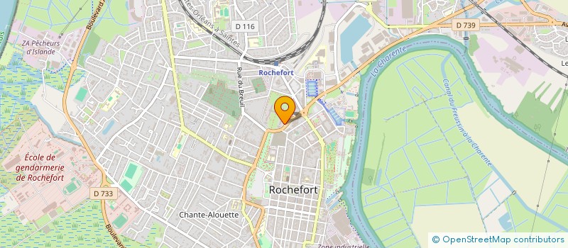 localisation de l'entreprise SYND COPRO RESIDENCE MARITIME  ROCHEFORT