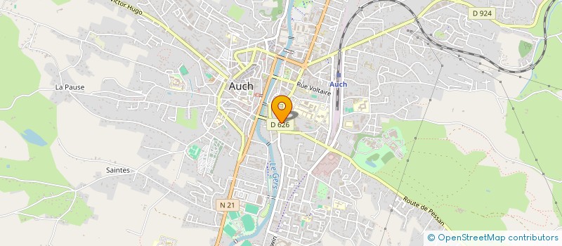 localisation de l'entreprise SYND COPRO RESIDENCE MATHALIN  AUCH