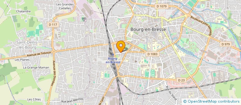 localisation de l'entreprise SYND COPRO RESIDENCE PARIS LYON  BOURG-EN-BRESSE