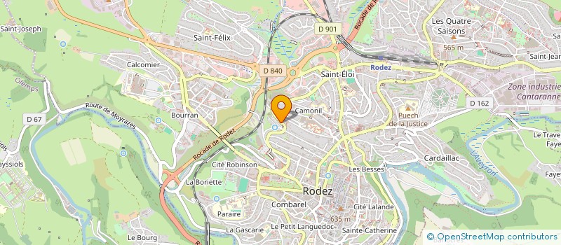 localisation de l'entreprise SYND COPRO RESIDENCE PAUL RAMADIER 5  RODEZ