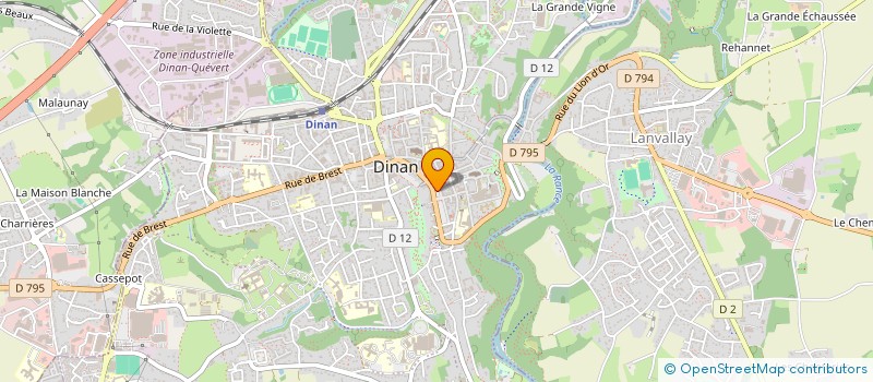 localisation de l'entreprise SYND COPRO RESIDENCE PLACE DU CHAMP CLOS  DINAN