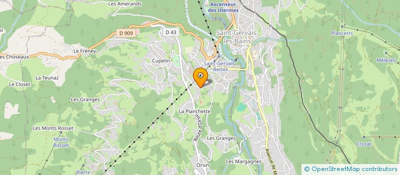 localisation de l'entreprise SYND COPRO RESIDENCE ROYALE  SAINT GERVAIS LES BAINS