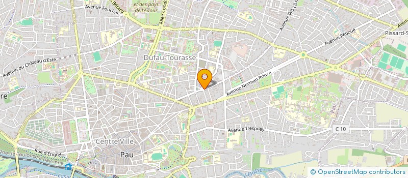 localisation de l'entreprise SYND COPRO RESIDENCE SAINT JAMMES à PAU