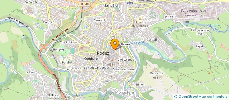 localisation de l'entreprise SYND COPRO RESIDENCE SAINT VINCENT  RODEZ