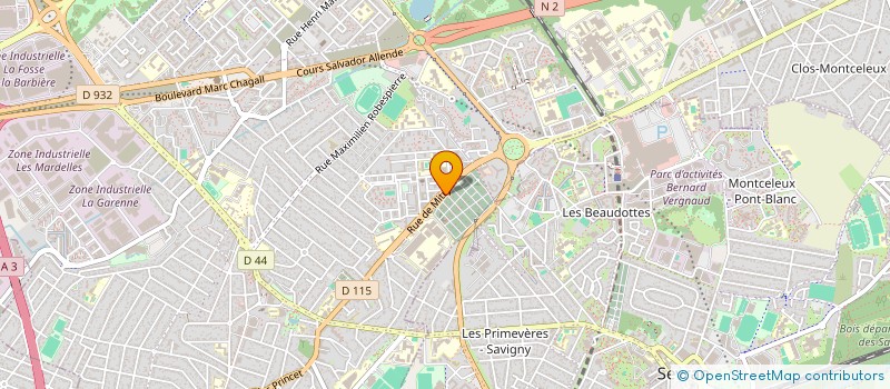 localisation de l'entreprise SYND COPRO RESIDENCE SAVIGNY à AULNAY SOUS BOIS