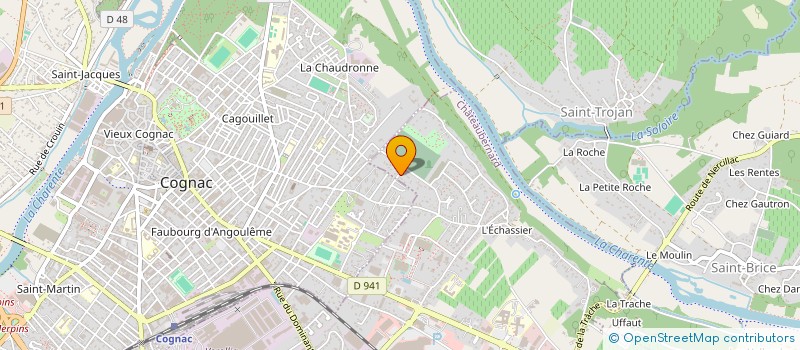 localisation de l'entreprise SYND COPRO RESIDENCE SECHEBEC à COGNAC