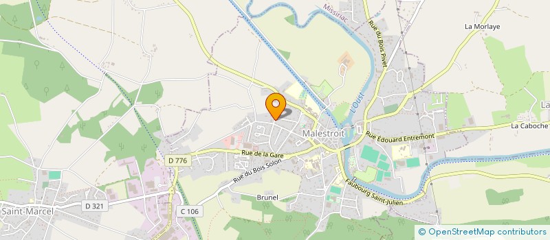 localisation de l'entreprise SYND COPRO RESIDENCE ST GILLES  MALESTROIT