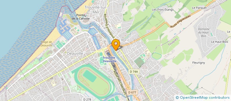 localisation de l'entreprise SYND COPRO RESIDENCE ST MICHEL  TROUVILLE-SUR-MER