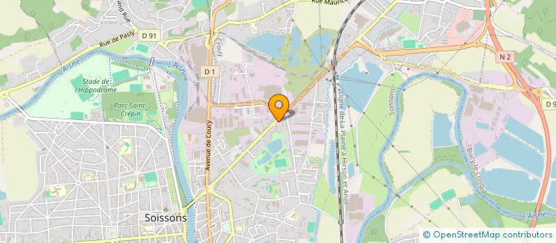 localisation de l'entreprise SYND COPRO RESIDENCE ST PAUL à SOISSONS