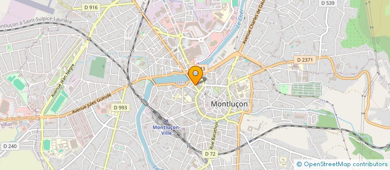 localisation de l'entreprise SYND COPRO RESIDENCE ST PIERRE à MONTLUCON