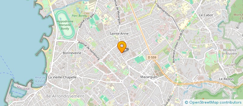 localisation de l'entreprise SYND COPRO RESIDENCE ST ROBERT à MARSEILLE