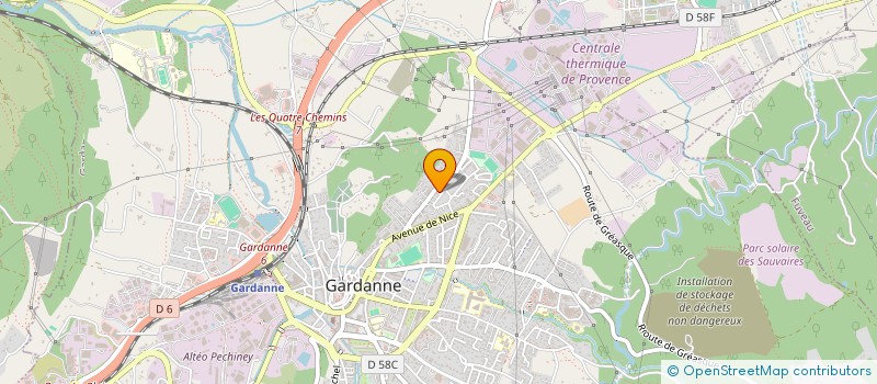 localisation de l'entreprise SYND COPRO RESIDENCE ST ROCH à GARDANNE