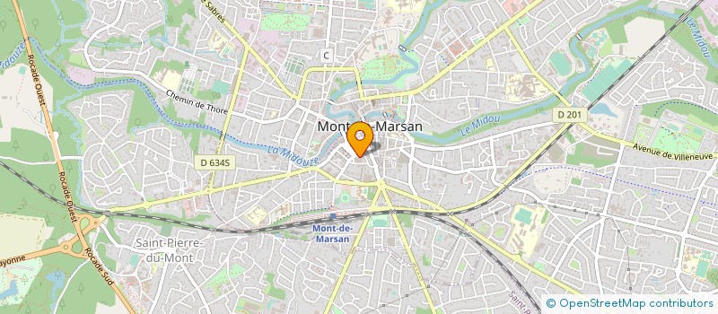 localisation de l'entreprise SYND COPRO RESIDENCE SYLNATORY  MONT-DE-MARSAN