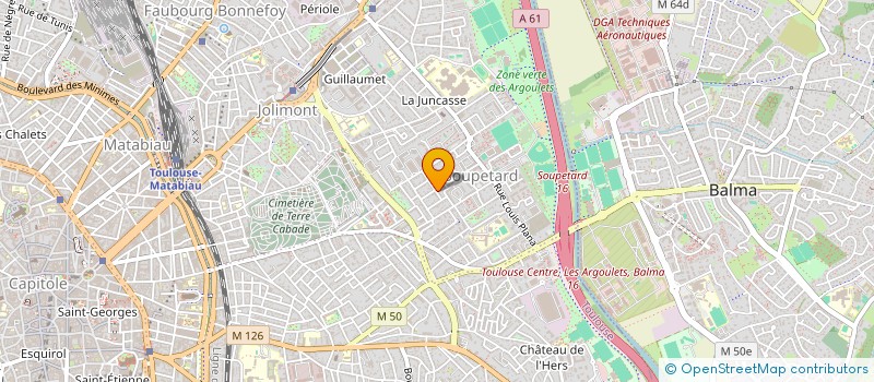 localisation de l'entreprise SYND COPRO RESIDENCE TARBES à TOULOUSE