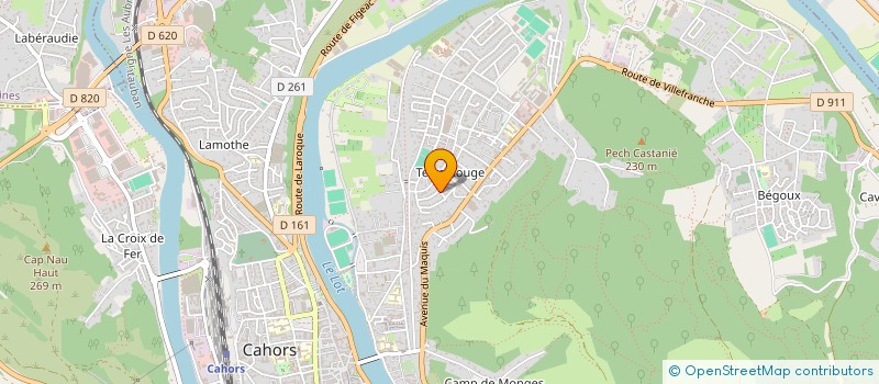 localisation de l'entreprise SYND COPRO RESIDENCE THIERS  CAHORS