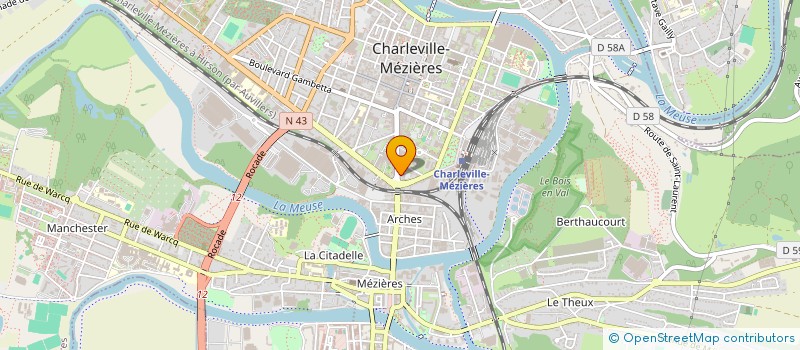 localisation de l'entreprise SYND COPRO RESIDENCE TOUR DE BOURGOGNE  CHARLEVILLE-MEZIERES