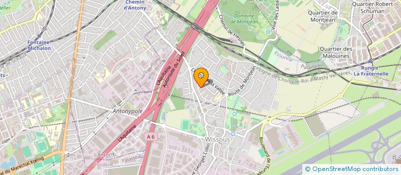 localisation de l'entreprise SYND COPRO RESIDENCE VAL LA CROIX  WISSOUS