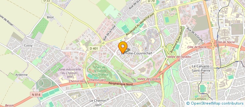 localisation de l'entreprise SYND COPRO RESIDENCE VEGA à CAEN
