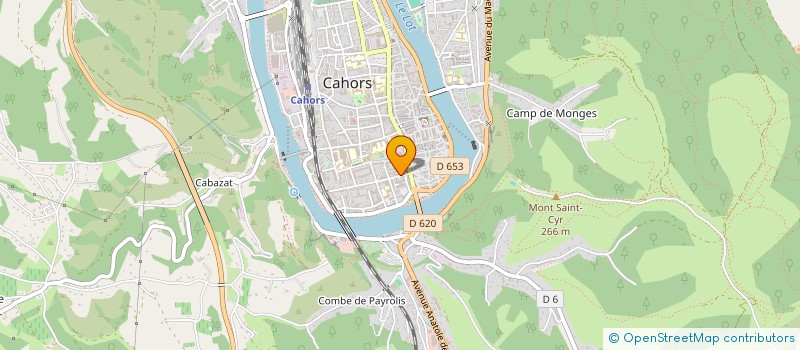 localisation de l'entreprise SYND COPRO RESIDENCE VICTOR HUGO 2  CAHORS