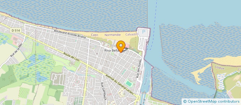 localisation de l'entreprise SYND COPRO RIVA PLAGE  OUISTREHAM