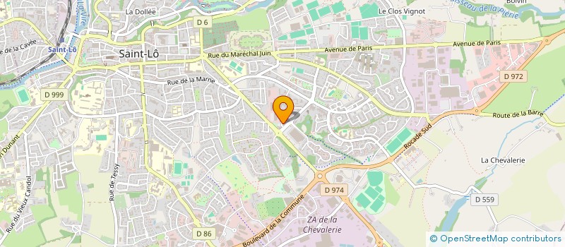 localisation de l'entreprise SYND COPRO RONCHETTES 2  SAINT-LO