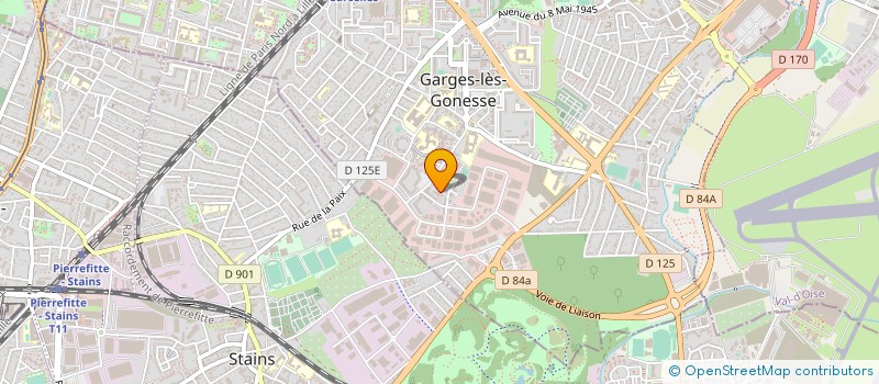 localisation de l'entreprise SYND COPRO ROND-POINT DE LA DAME BLANCHE  GARGES LES GONESSE