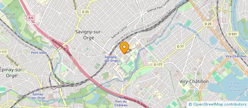 localisation de l'entreprise SYND COPRO RUE CHARLES ROSSIGNOL  SAVIGNY-SUR-ORGE