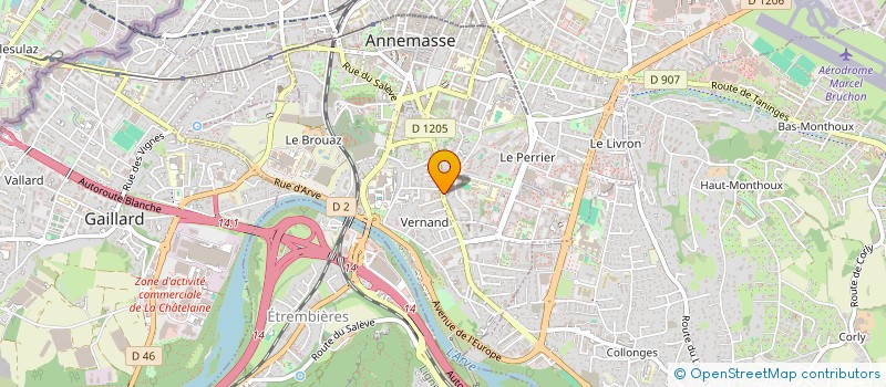 localisation de l'entreprise SYND COPRO RUE DE BONNEVILLE  ANNEMASSE