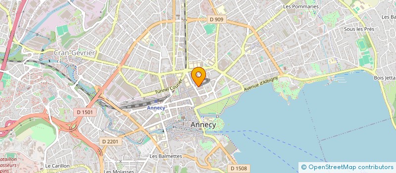 localisation de l'entreprise SYND COPRO RUE DE L'AERODROME  ANNECY