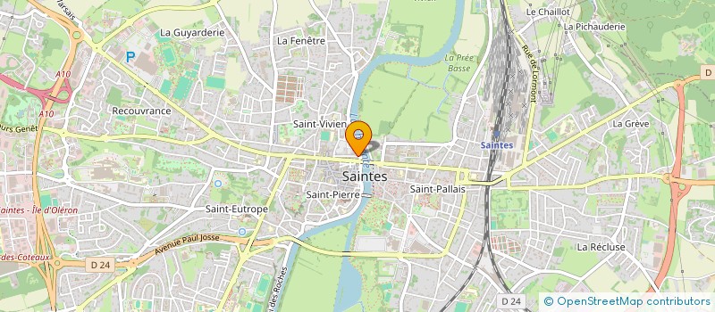 localisation de l'entreprise SYND COPRO RUE DE L'ARTOIS  SAINTES