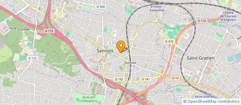 localisation de l'entreprise SYND COPRO RUE DES ERABLES A SANNOIS  SANNOIS