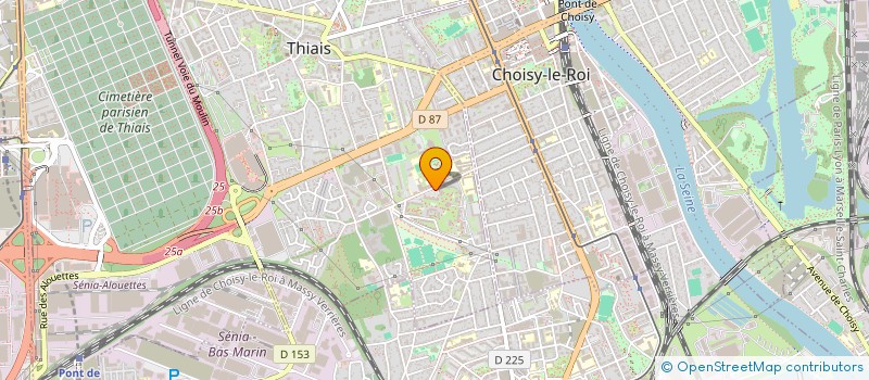 localisation de l'entreprise SYND COPRO RUE DU PAVE DE GRIGNON à THIAIS